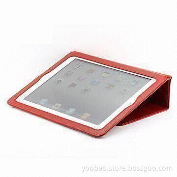 Executive Leather Case, Fits for Apple's iPad, Comes with Sleep/Wakeup and Stand-up Function